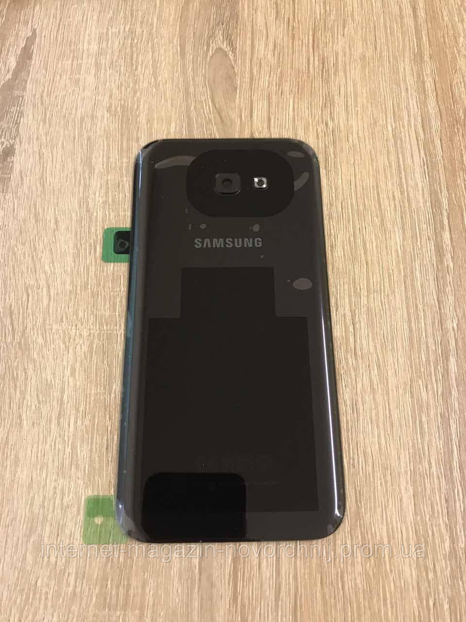 Кришка задня Samsung A720 Чорна Black GH82-13679A оригінал!