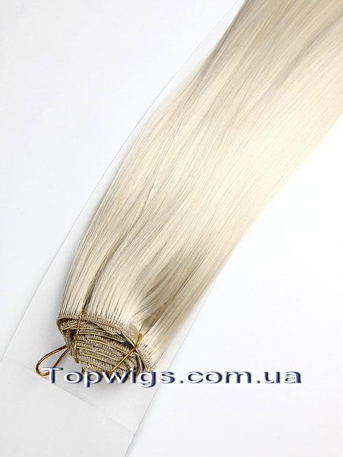 Набор Из 8 Прядей, 70 СМ Термо Волосы на Заколках Клипсах, Трессы Цвет ...