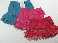 Трикотажная юбка-клёш для девочек опт, размеры 98 , арт. ZF-1388