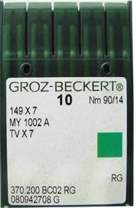 Голка Groz-Beckert 149x7, MY1002A, TVx7 для ланцюгового стібка 10 шт./пач.