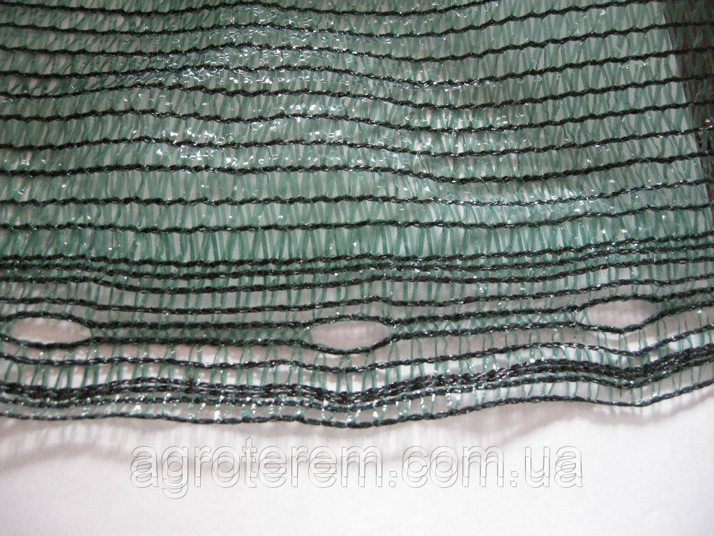 Сетка затеняющая,теневка (60%) 4х50 зеленая - фото 3 - id-p16360330