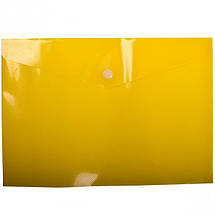 Папка-конверт А5 на кнопці, щільна, 17 мкм, кольорова, фото 4