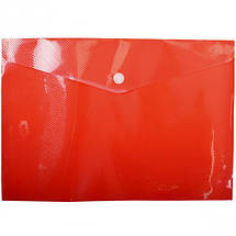 Папка-конверт А5 на кнопці, щільна, 17 мкм, кольорова, фото 3