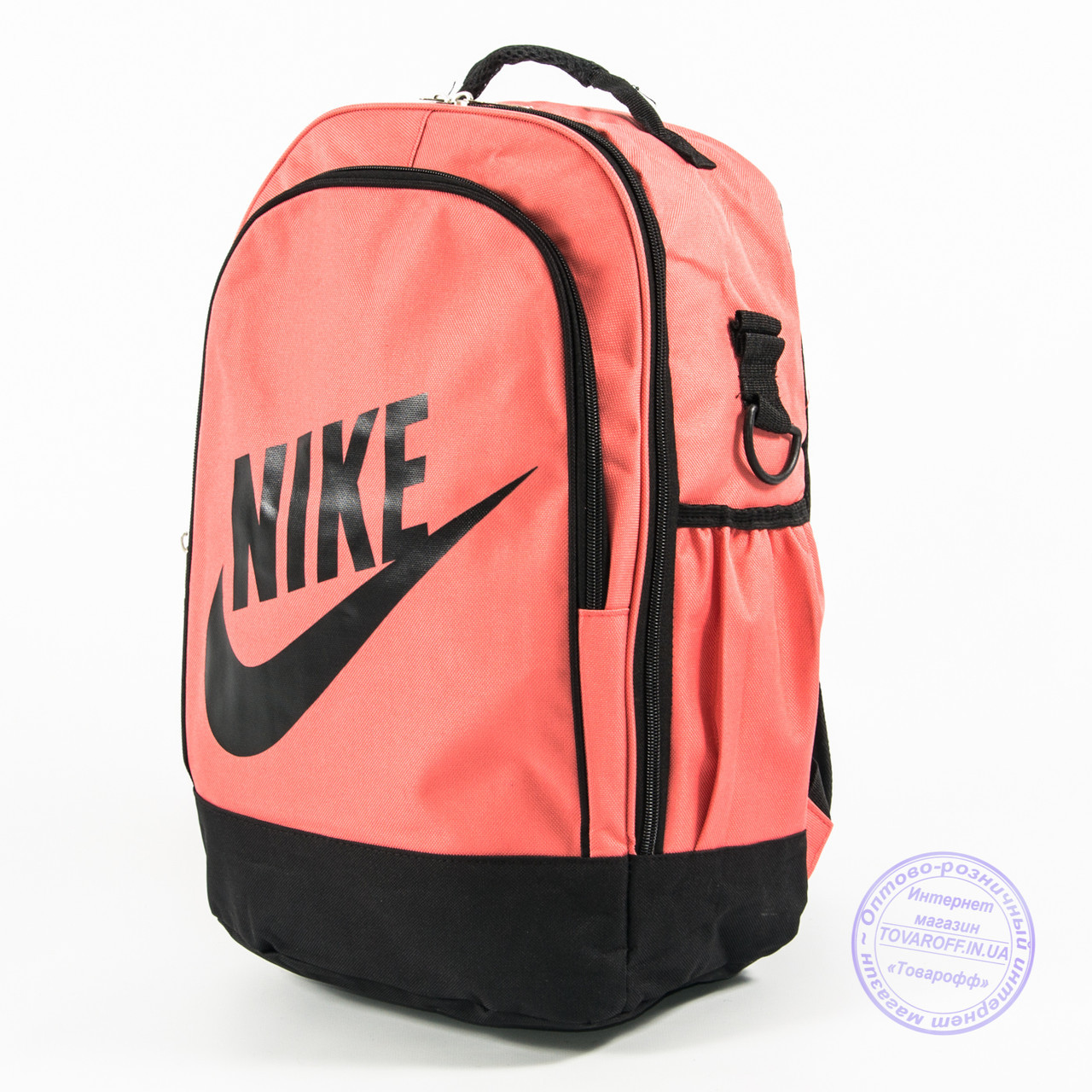 Оптом спортивный рюкзак для ноутбука Nike - персиковый - nik-1 - фото 1 - id-p560901861