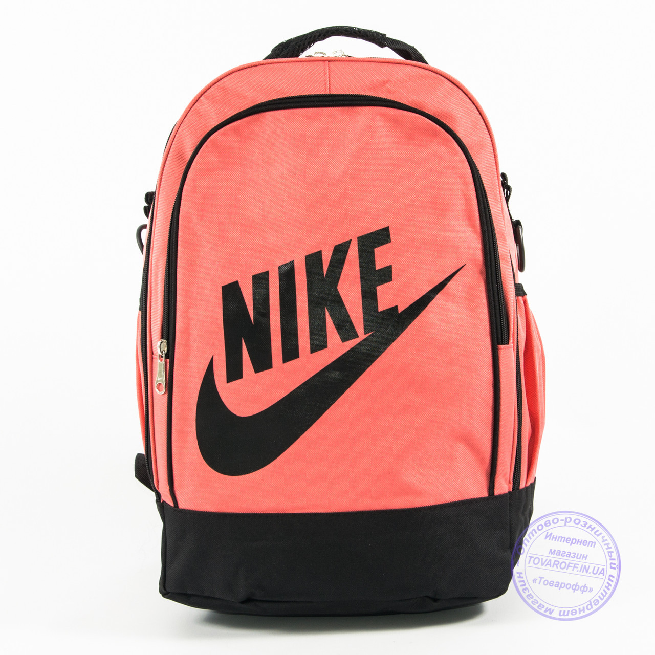 Оптом спортивный рюкзак для ноутбука Nike - персиковый - nik-1 - фото 2 - id-p560901861