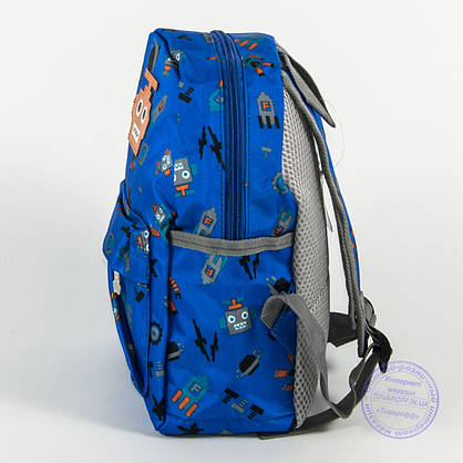 Оптом дитячий рюкзак для хлопчиків і дівчаток - синій - 135, фото 3