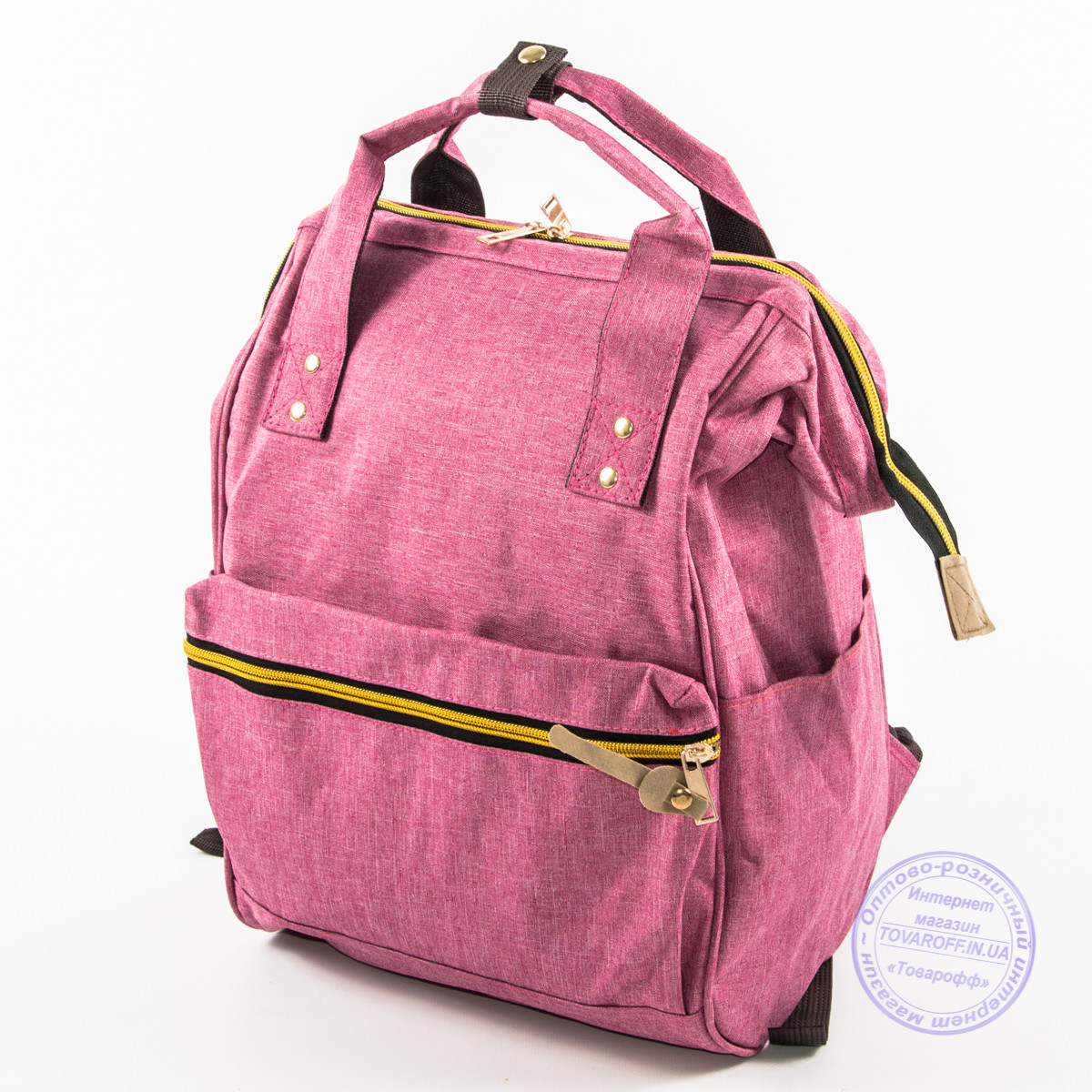Оптом сумка-рюкзак для школы или для прогулок - розовая - 118 - фото 1 - id-p560901993