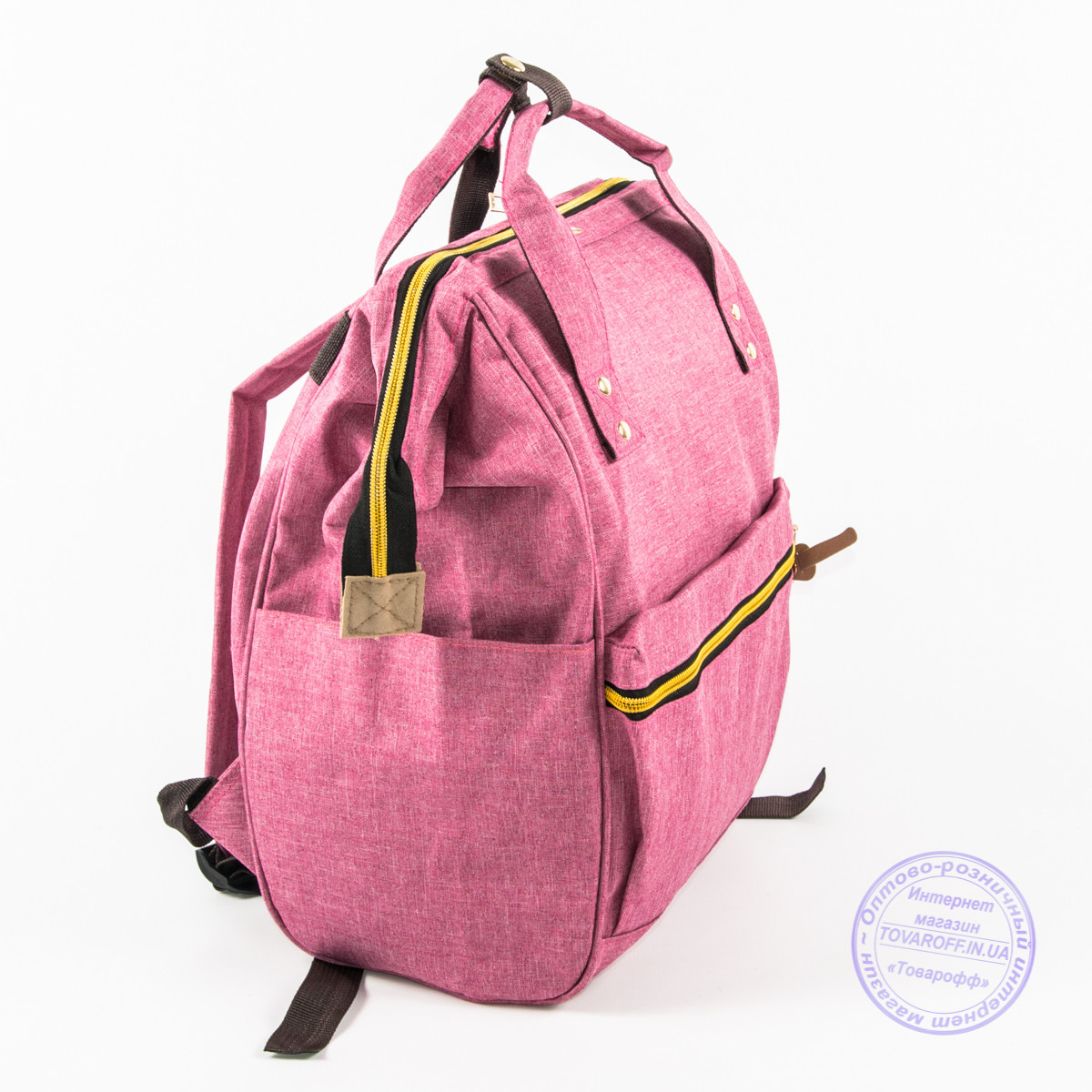 Оптом сумка-рюкзак для школы или для прогулок - розовая - 118 - фото 3 - id-p560901993