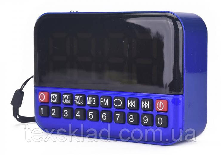 Портативная колоночка YG-80 с USB и часами!!! - фото 5 - id-p561281255