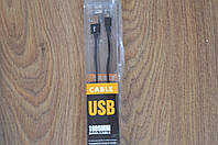 Кабель E-cable USB - micro USB Braided Series черный 1 м