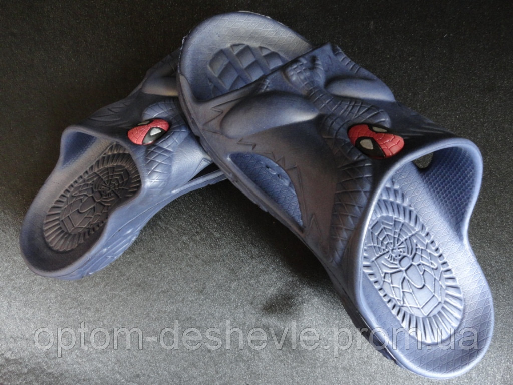 Дитячі гумові капці з об'ємним малюнком, фото 1