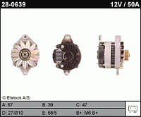 Генератор CA301, 14V-50A, аналог CA224, на Volvo 340, Renault 11, 19