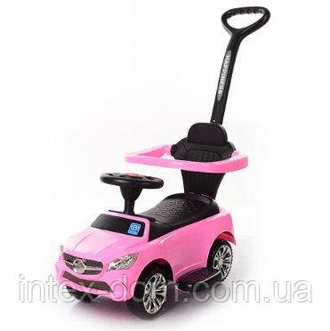 Дитяча каталка-толокар Bambi Рожева (M 3503C-8) з музикою