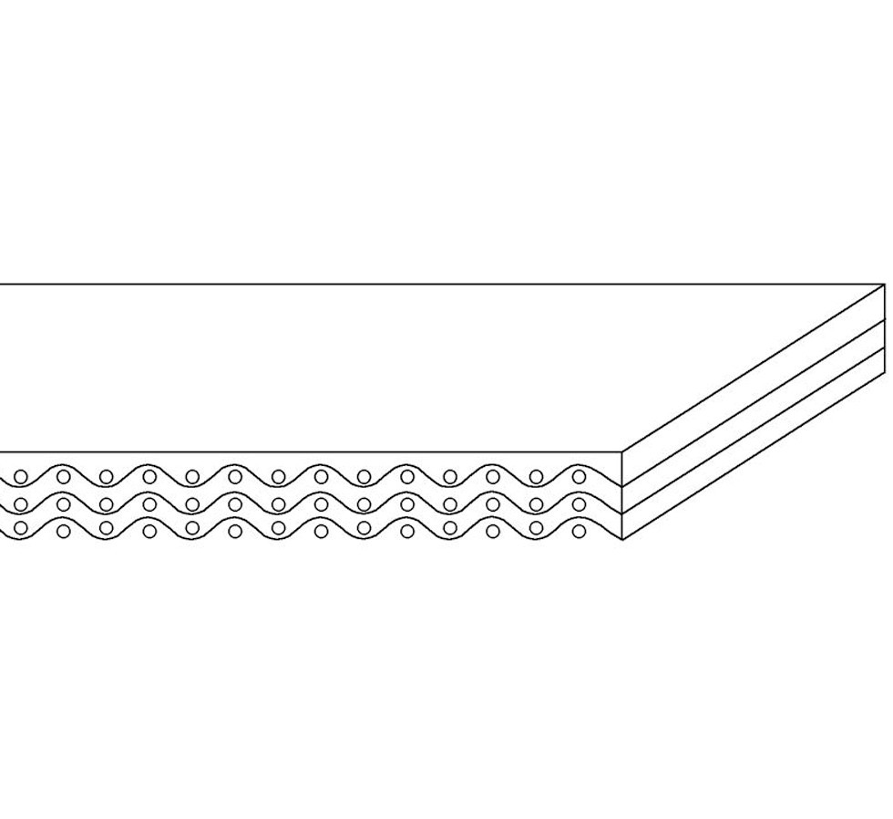 Лента транспортерная ПВХ 3М18U0-V15 W PVC пищевая - фото 1 - id-p561367042