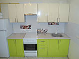 Кухня High Gloss 2,30 м (Ваніль + Лайм), фото 3