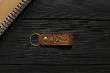 Чоловічий шкіряний гаманець ручної роботи VOILE vl-mw4-lbrn-tbc, фото 2