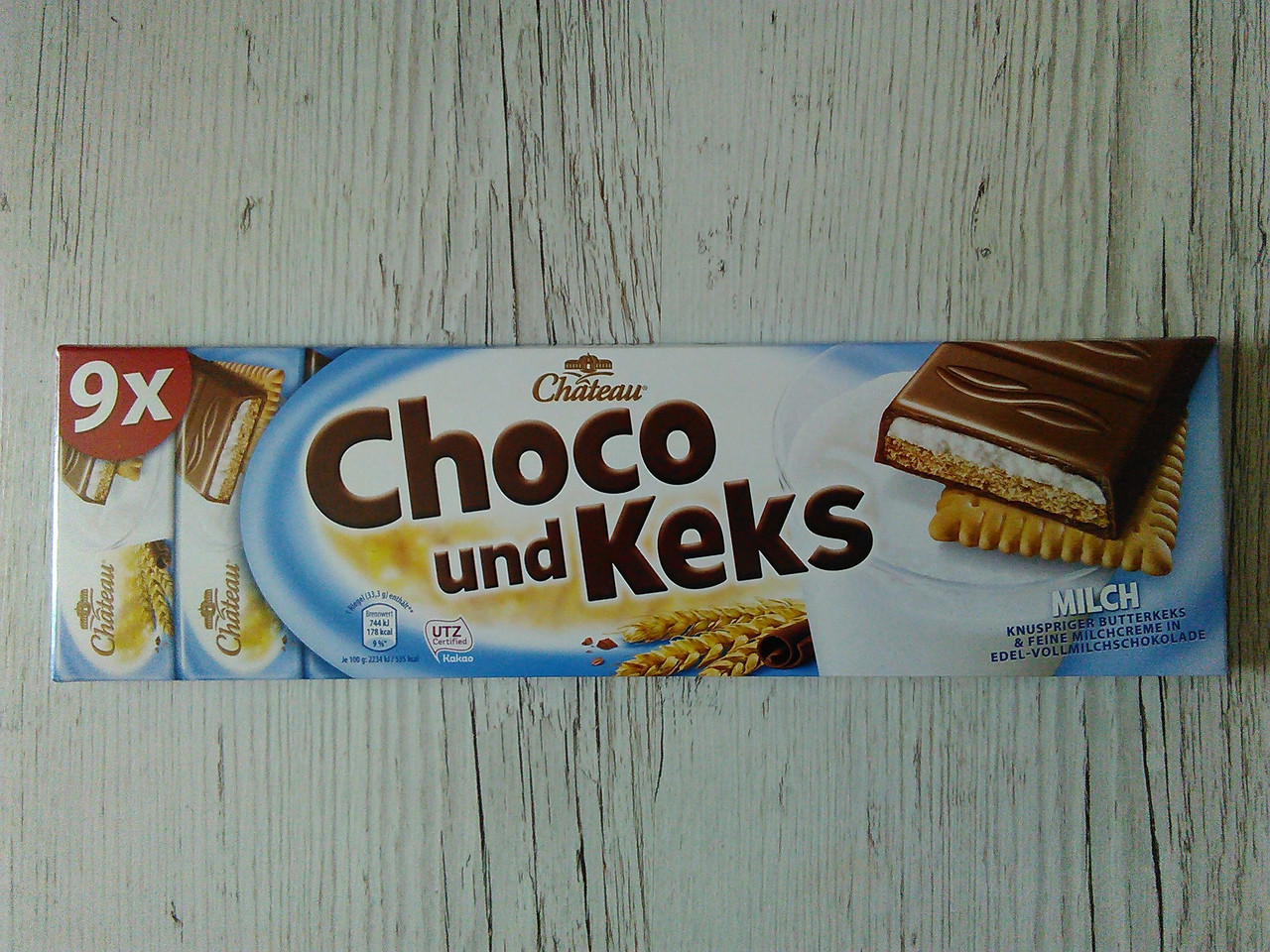 Шоколад Chateau Choco Keks з молочним кремом і печивом, 300 г. - фото 3 - id-p561610780