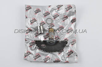 Сектор заводний (напівмісяць) 4T GY6 50 китайський скутер 139QMB (L-57 mm) (+ втулка) STEEL MARK