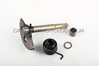 Сектор заводний (півмісяць) 4T GY6 125/150 китайський скутер 152QMI/157QMJ (L-130mm) (+пружина, втулка) KICK