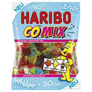 Жувальний мармелад Haribo Comix (желейки харібо), 200 г.