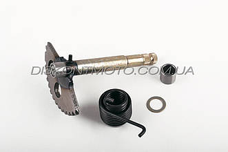 Сектор заводний (напівмісяць) 4T GY6 125/150 152QMI 157QMJ (L-136 mm) (+ пружна, втулки) JH