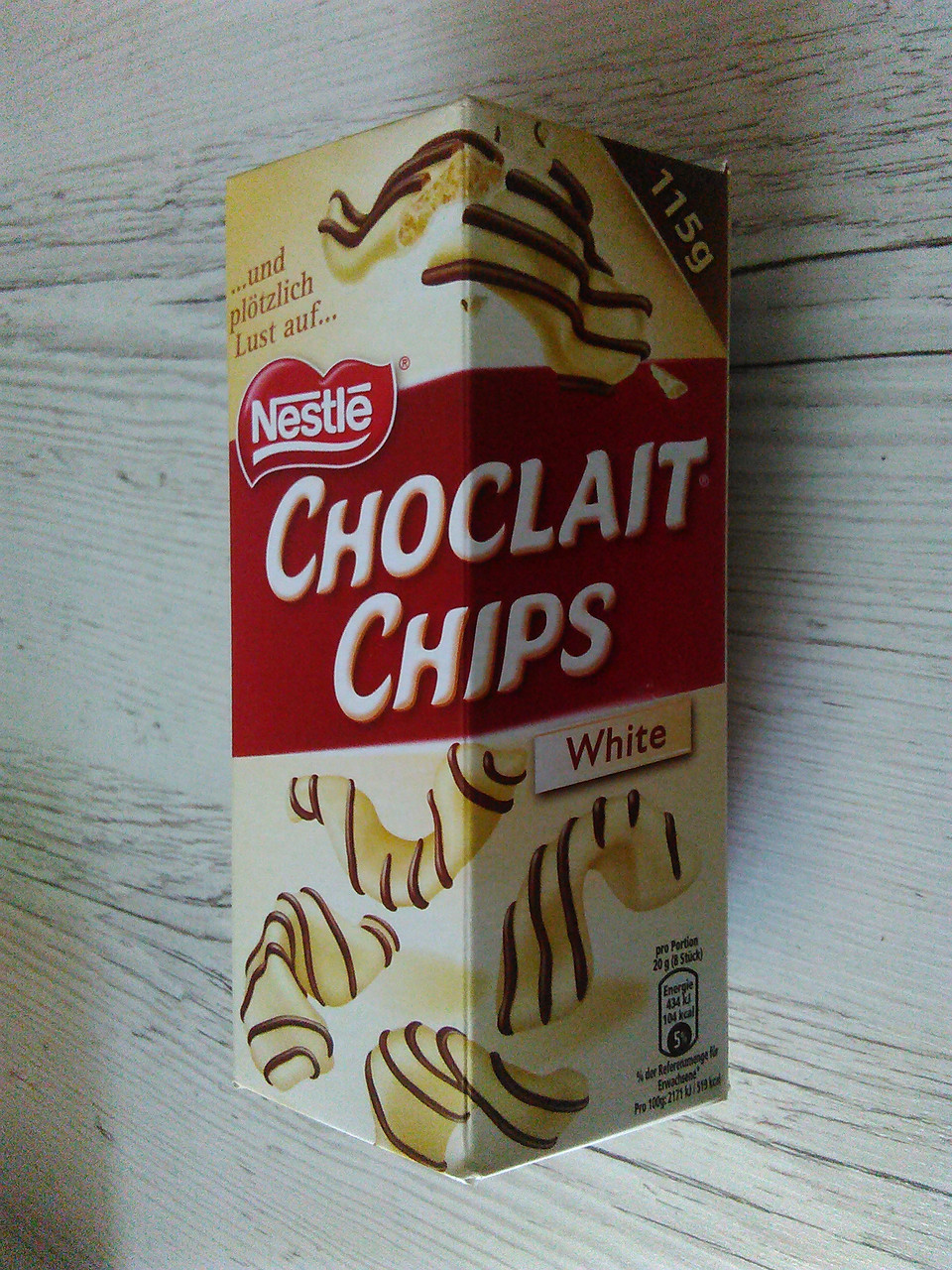 Шоколадні чипси Nestle Choclait Chips White, 150 г