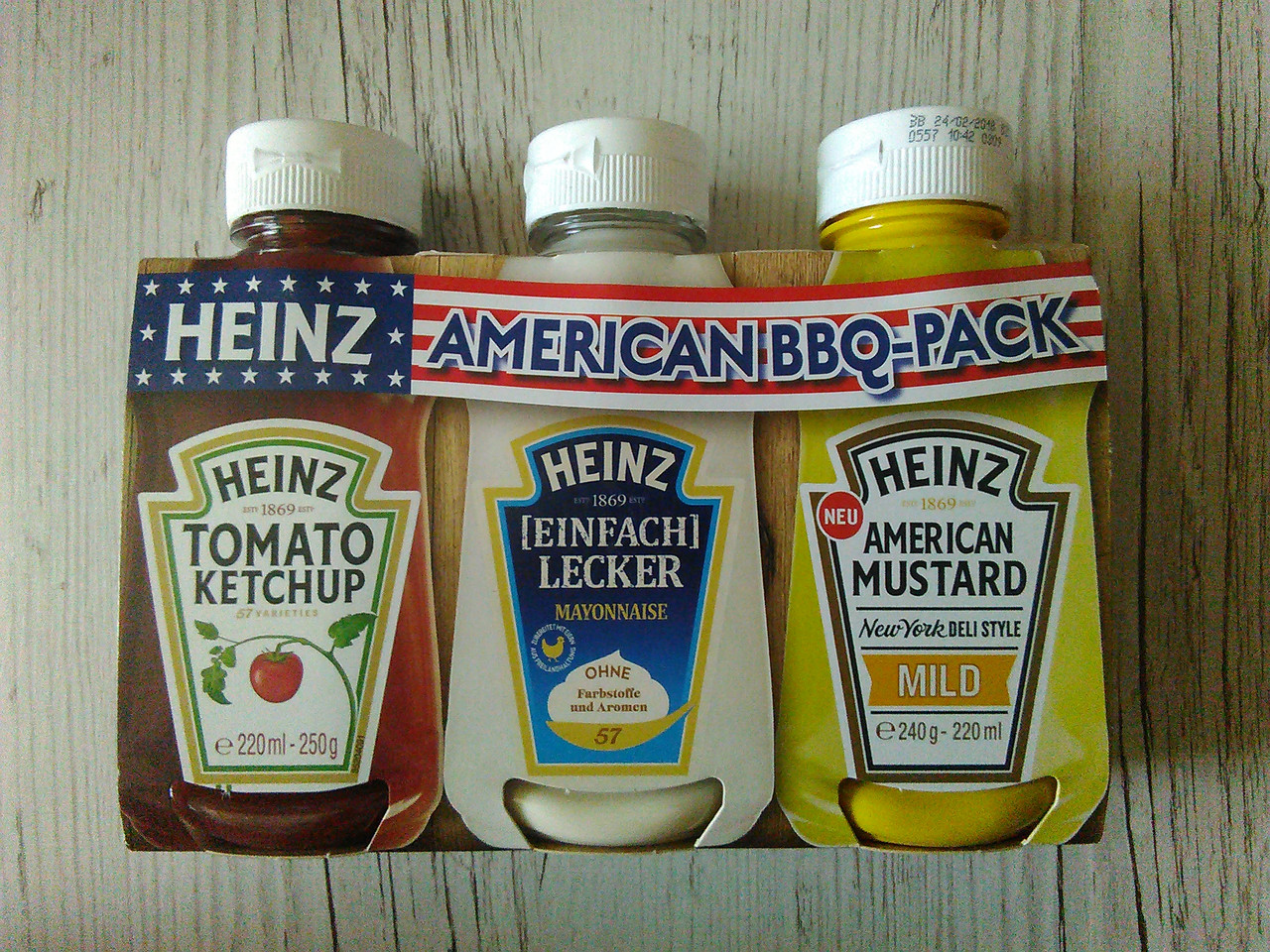 Набор соусов Heinz American BBQ Pack, 3 x 200мл | Купить, цена в Market IT