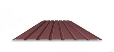 Профнастил T 15 \ 0,45 мм RANTECH стіновий коричневий RAL 8017 Мат