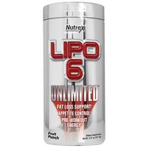 Жироспалювач Nutrex Lipo-6 Unlimited 150 г (60 порц.)