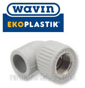 Кут 25х3/4" В Wavin Ekoplastik поліпропіленовий