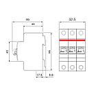 Автоматичний вимикач ABB SH203 3р 25А "З", фото 3