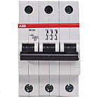 Автоматичний вимикач ABB SH203 3р 25А "З", фото 2