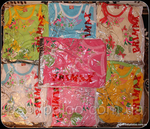 Майка для дівчинки кольорова (зростання від 92 см до 110 см), фото 2