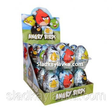 Шоколадне яйце Angry Birds 25 г 24 шт (ANL)