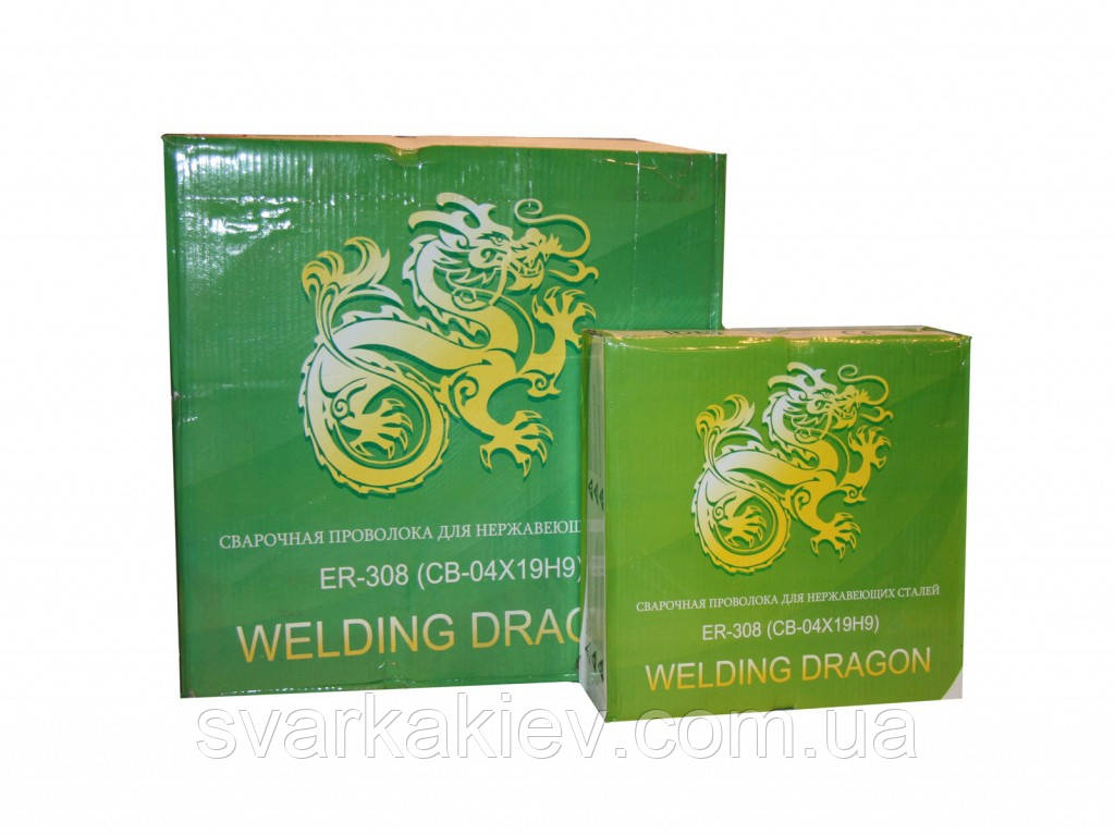 Сварочная проволока Welding Dragon ER308 0,8 мм (катушка 5кг) - фото 1 - id-p65657407