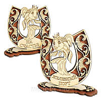 Настільний сувенір "Підкова - Залізний Порт/На щастя" рибка