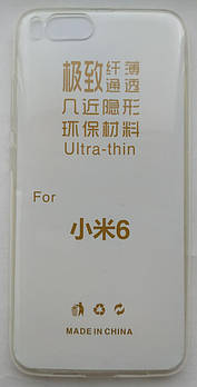 Силіконовий чохол Xiaomi Mi6 ультратонкий
