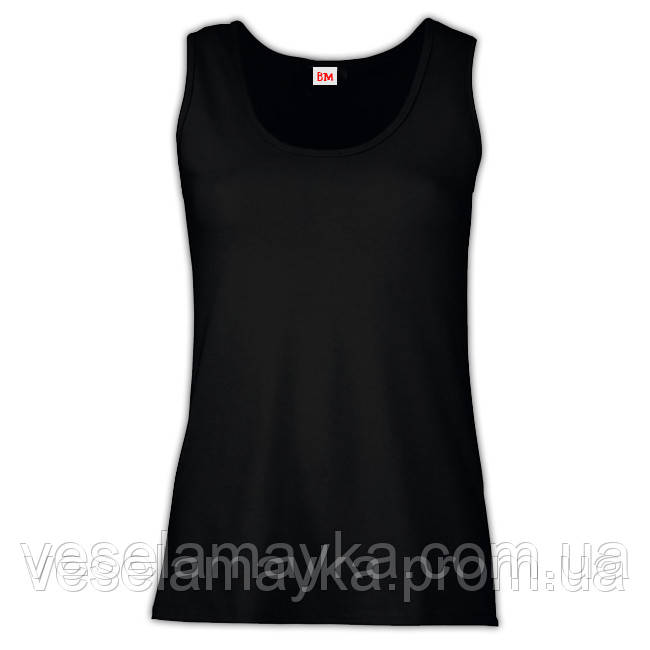 Чорна жіноча майка (Атлетик), фото 1