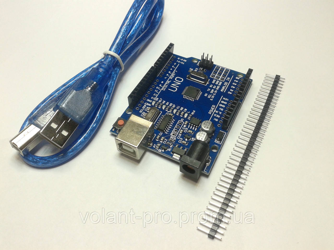 Arduino UNO R3 CH340 ATmega328, USB шнур в комплекте - фото 2 - id-p562016967