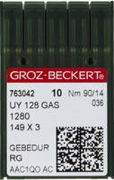 Голка Groz-Beckert UY128GAS SAN 6 GEBEDUR поліпшена розшивальна для джинсу 10 шт./пач./пач.