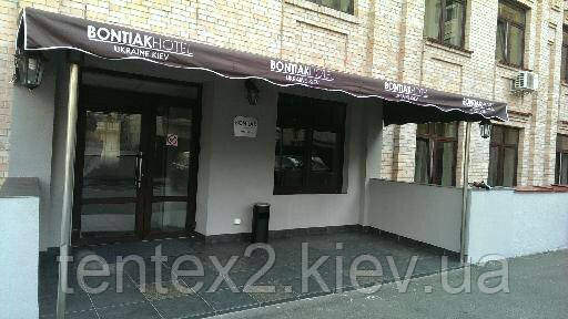 Вхідний навіс. Навіс на фасад.