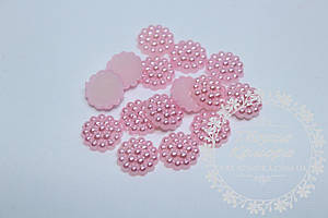 Півперлина  декоративна 10 мм, рожева