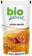 Жидкое мыло Bio Naturell "Мед с молоком" дой-пак, 500 мл.