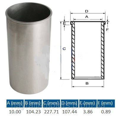 Гільза 3135X062 на Perkins 1004 серії