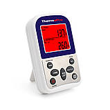 Термометр бездротовий двоканальний ThermoPro TP-12 з таймером, діапазон від 0°С до +300°С, фото 4