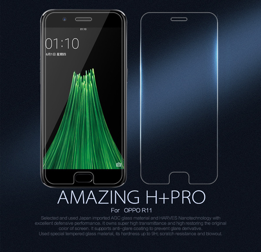 Захисне скло Nillkin Anti-Explosion Glass H+Pro для OPPO R11 