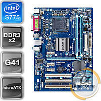 Материнська плата Gigabyte GA-P41T-D3P (s775/G41/2xDDR3) БУ