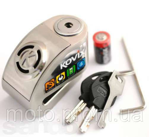 Протиугінний Замок з сигналізацією 120 Db Kovix KDL6