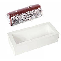 Силіконова форма для євродесертів Поліно та текстурний килимок Arabesque