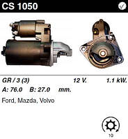 Стартер /1.1кВт z10/ Ford Focus 1.2 Fusion,Fiesta 4,5 1.25-1.4-1.6 16V